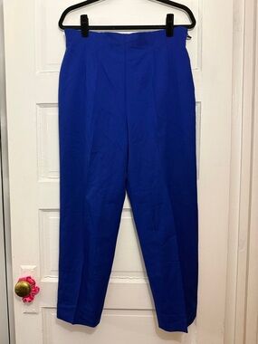 Escada Bold Royal Blue Riding Pants